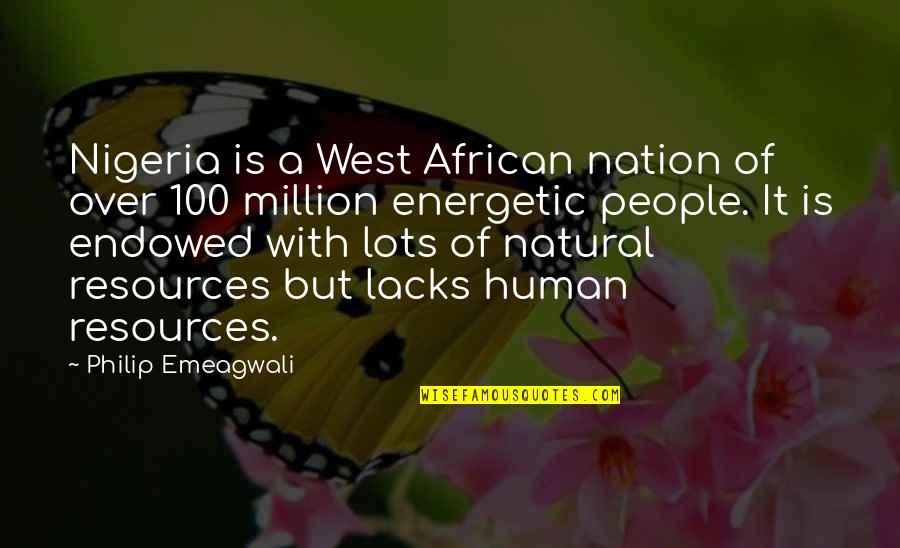 Kindle Share Quotes By Philip Emeagwali: Nigeria is a West African nation of over