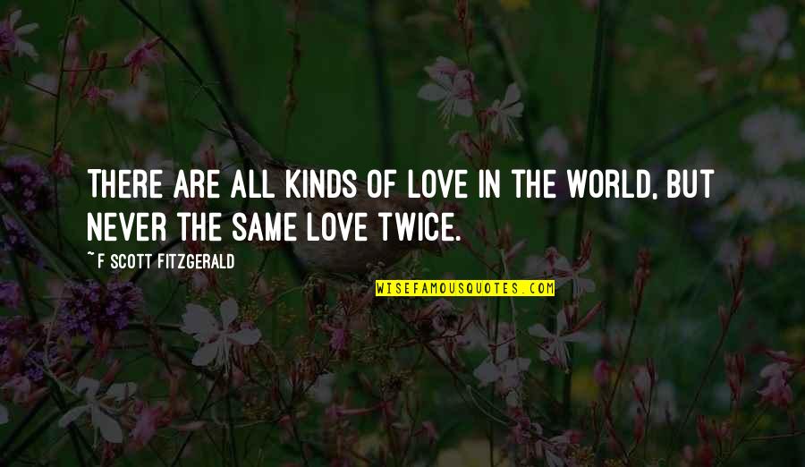 Kinds Of Love Quotes By F Scott Fitzgerald: There are all kinds of love in the