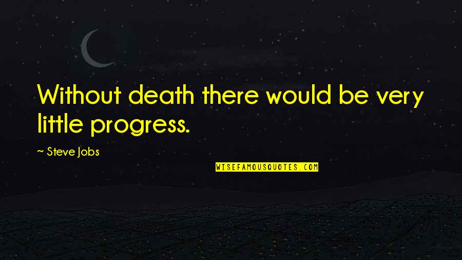 King Of Fruits Mango Quotes By Steve Jobs: Without death there would be very little progress. King Of Fruits Mango Quotes By Steve Jobs: Without death there would be very little progress.