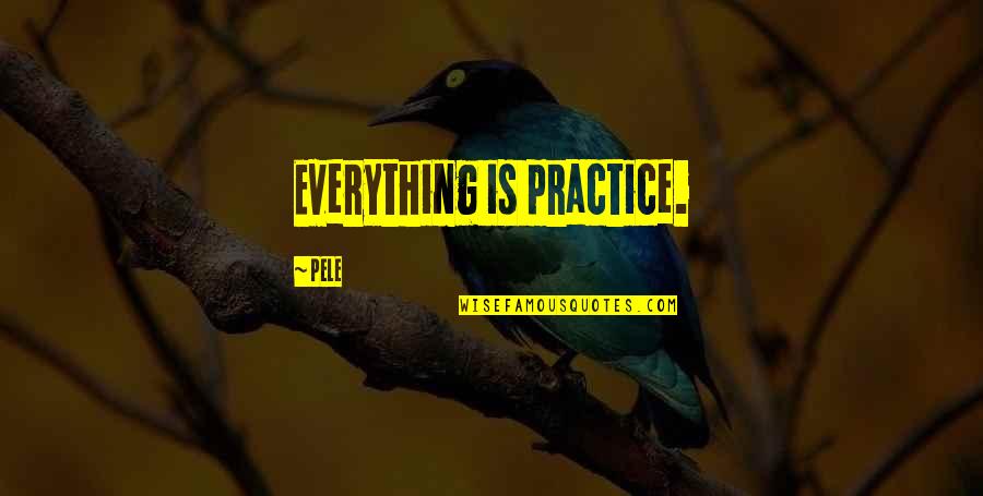 King Of The Castle Quote Quotes By Pele: Everything is practice. King Of The Castle Quote Quotes By Pele: Everything is practice.