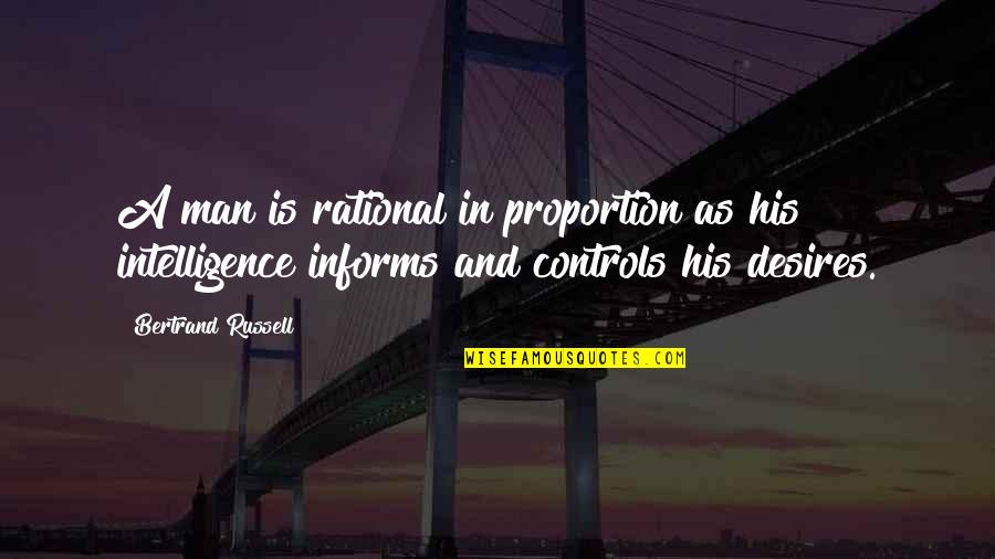 King Tut's Quotes By Bertrand Russell: A man is rational in proportion as his King Tut's Quotes By Bertrand Russell: A man is rational in proportion as his