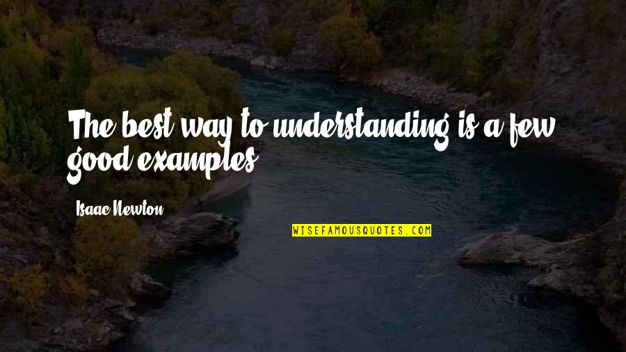 Kinimaka Chamonix Quotes By Isaac Newton: The best way to understanding is a few Kinimaka Chamonix Quotes By Isaac Newton: The best way to understanding is a few