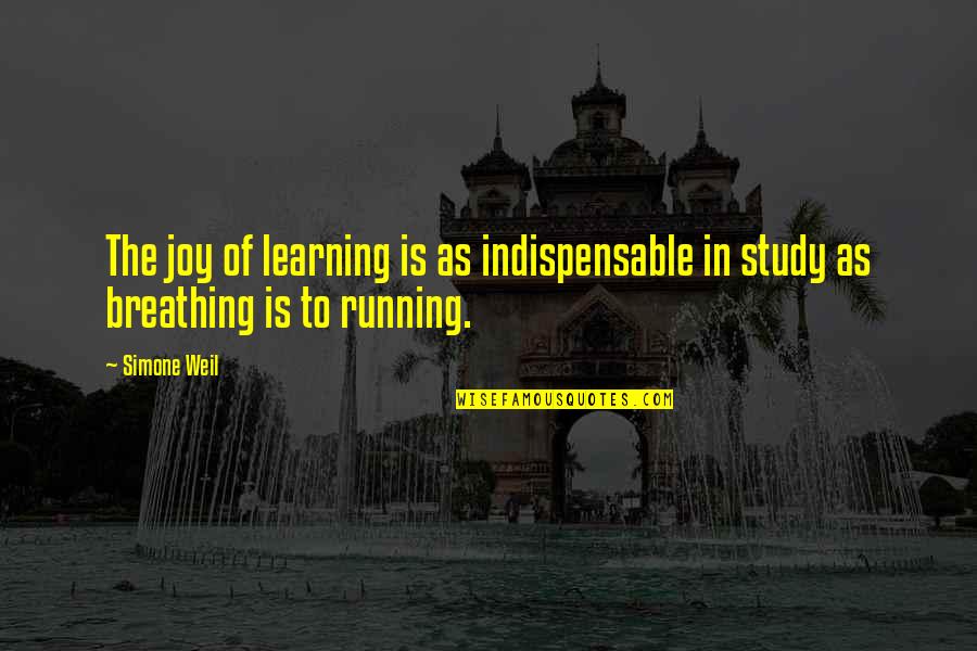 Kinzel Vs Molenaar Quotes By Simone Weil: The joy of learning is as indispensable in