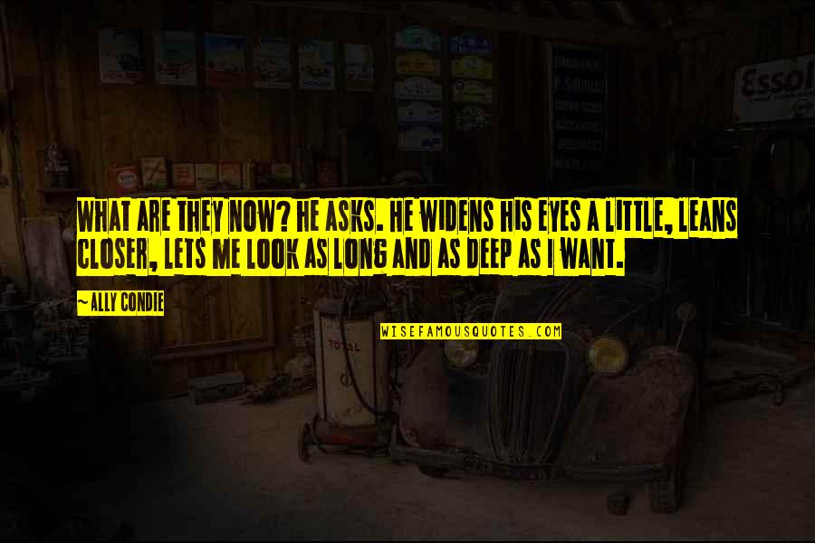 Kirkwoods Bar Quotes By Ally Condie: What are they now? he asks. He widens Kirkwoods Bar Quotes By Ally Condie: What are they now? he asks. He widens