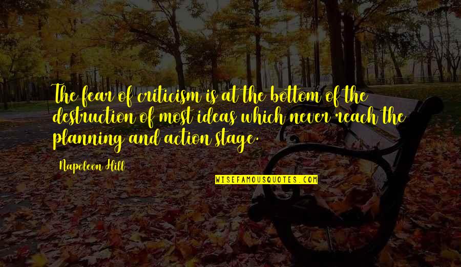 Kisfaludy P Ly Zat Quotes By Napoleon Hill: The fear of criticism is at the bottom Kisfaludy P Ly Zat Quotes By Napoleon Hill: The fear of criticism is at the bottom