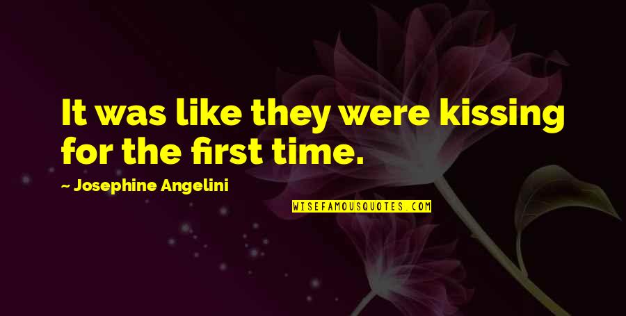 Kissing You Is Like Quotes By Josephine Angelini: It was like they were kissing for the