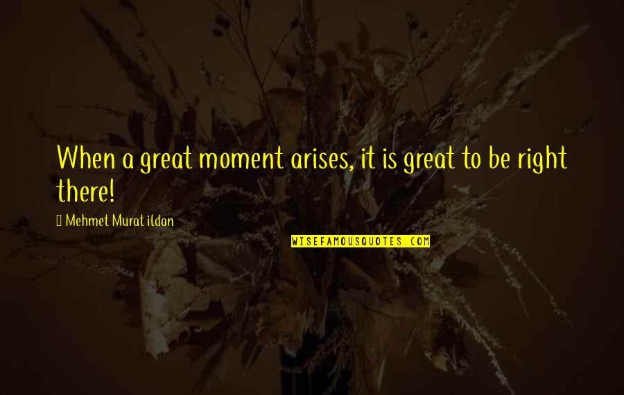 Kittypet Coloring Quotes By Mehmet Murat Ildan: When a great moment arises, it is great