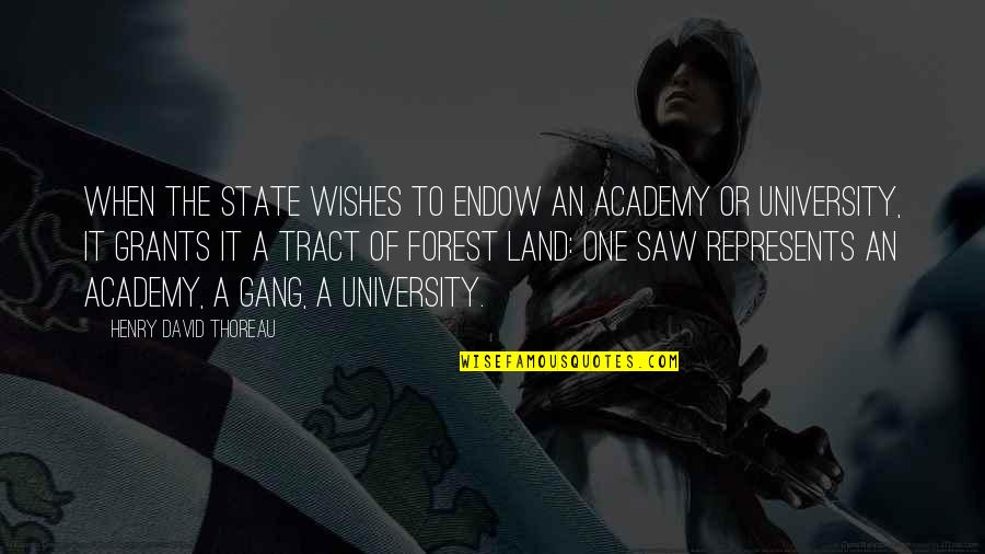 Kitzmann Beer Quotes By Henry David Thoreau: When the State wishes to endow an academy Kitzmann Beer Quotes By Henry David Thoreau: When the State wishes to endow an academy