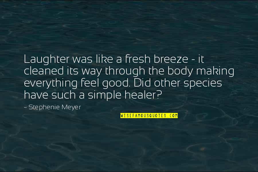 Klettern Schwierigkeitsgrade Quotes By Stephenie Meyer: Laughter was like a fresh breeze - it Klettern Schwierigkeitsgrade Quotes By Stephenie Meyer: Laughter was like a fresh breeze - it