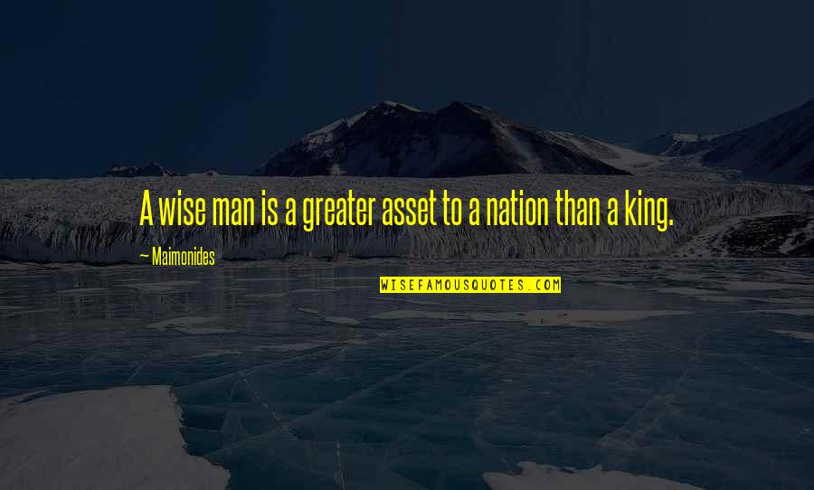 Kletz Allergist Quotes By Maimonides: A wise man is a greater asset to