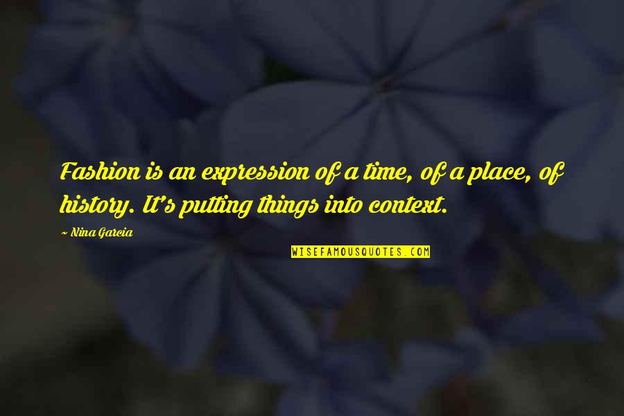 Klobuchar Chauvin Quotes By Nina Garcia: Fashion is an expression of a time, of Klobuchar Chauvin Quotes By Nina Garcia: Fashion is an expression of a time, of