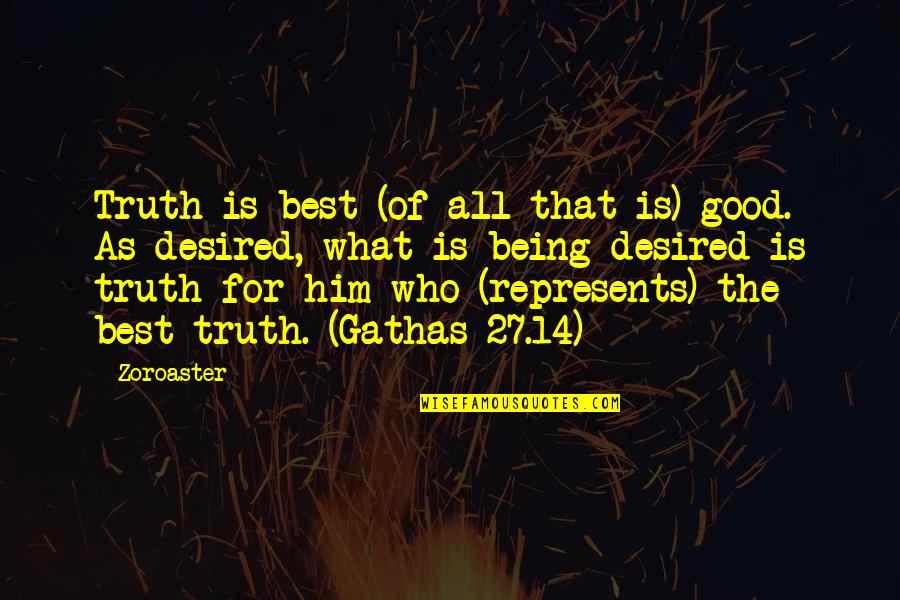Knapek Quotes By Zoroaster: Truth is best (of all that is) good. Knapek Quotes By Zoroaster: Truth is best (of all that is) good.