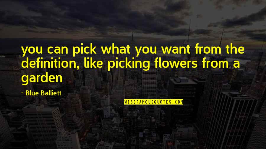 Knittle And Fry Quotes By Blue Balliett: you can pick what you want from the