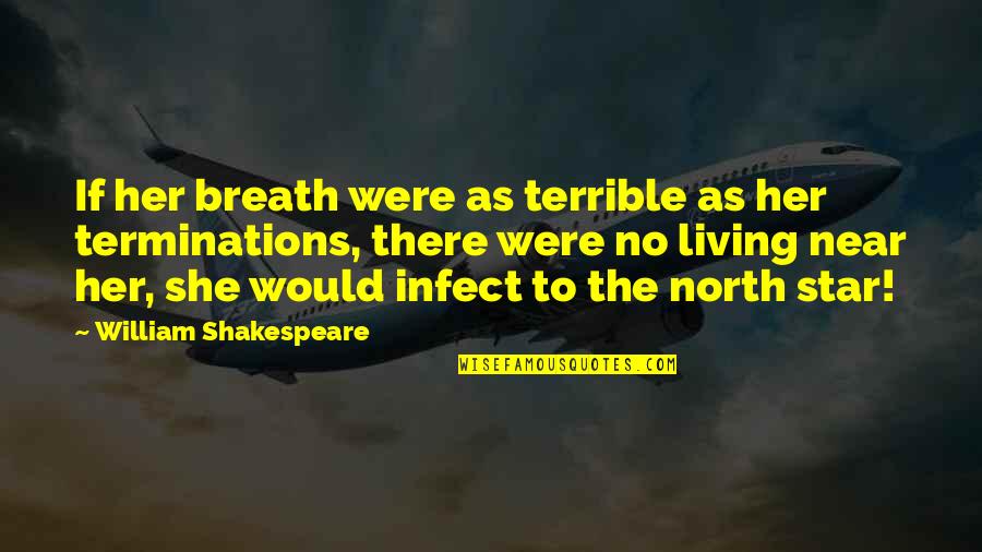 Knotek Sisters Quotes By William Shakespeare: If her breath were as terrible as her