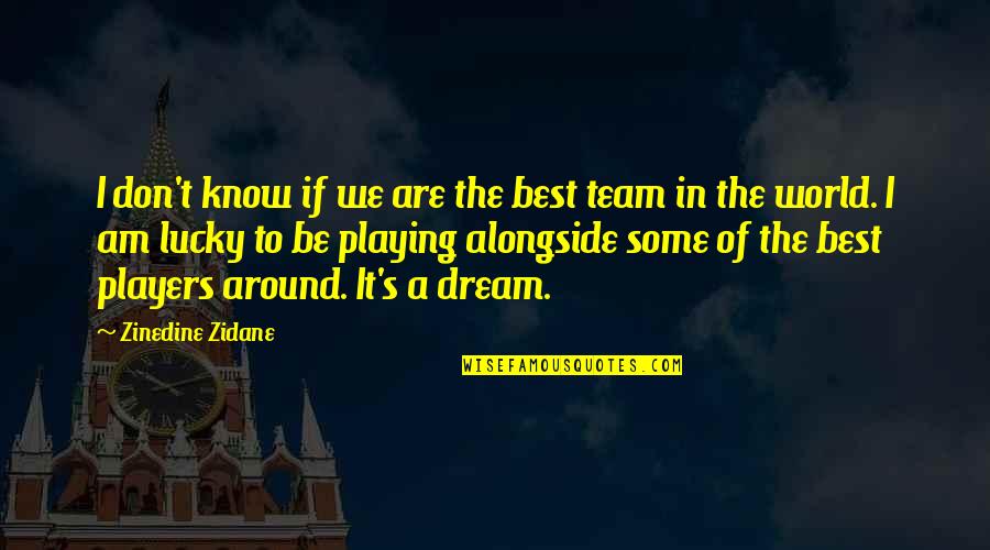 Know Your Team Quotes By Zinedine Zidane: I don't know if we are the best Know Your Team Quotes By Zinedine Zidane: I don't know if we are the best