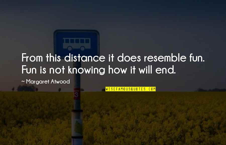 Knowing It Will Be Ok Quotes By Margaret Atwood: From this distance it does resemble fun. Fun