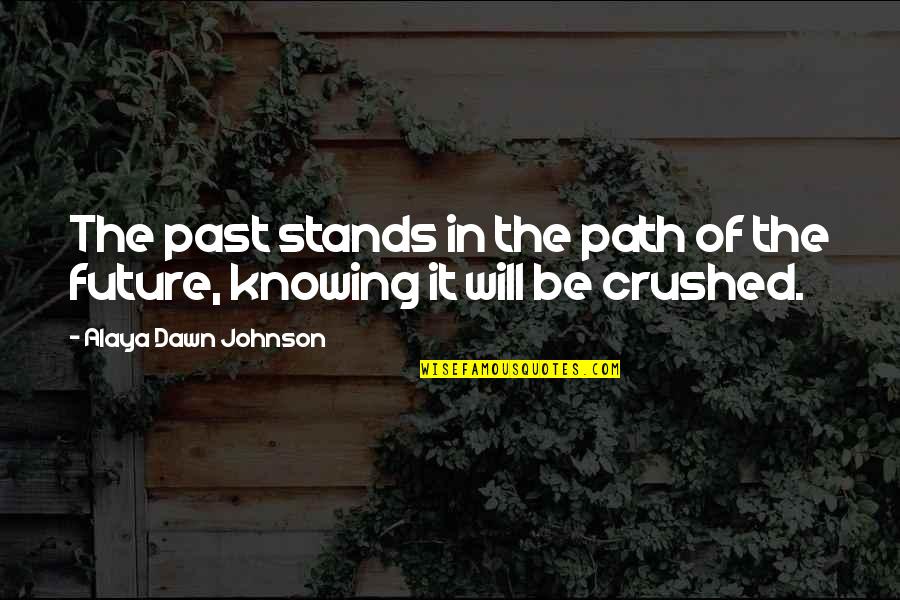 Knowing Our Past Quotes By Alaya Dawn Johnson: The past stands in the path of the