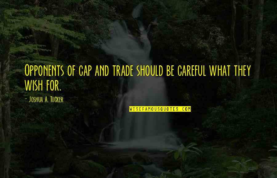 Knowing Someone's Secret Quotes By Joshua A. Tucker: Opponents of cap and trade should be careful