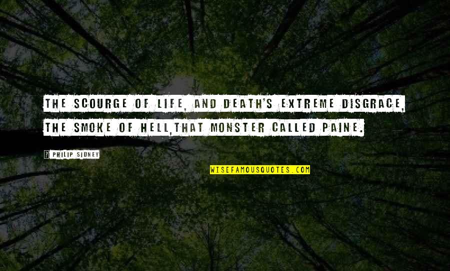 Knowing Someone's Secret Quotes By Philip Sidney: The scourge of life, and death's extreme disgrace,