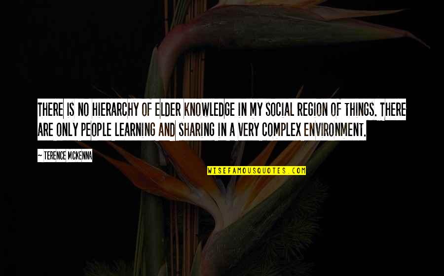 Knowledge Sharing And Learning Quotes By Terence McKenna: There is no hierarchy of elder knowledge in