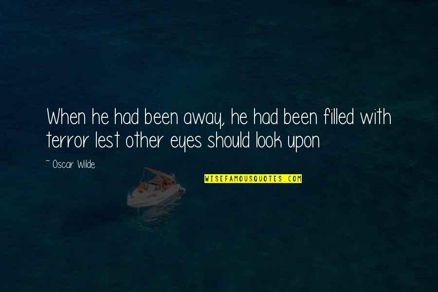 Ko Evolusi Quotes By Oscar Wilde: When he had been away, he had been