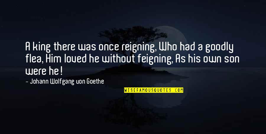Kobayashi Maru Quotes By Johann Wolfgang Von Goethe: A king there was once reigning, Who had