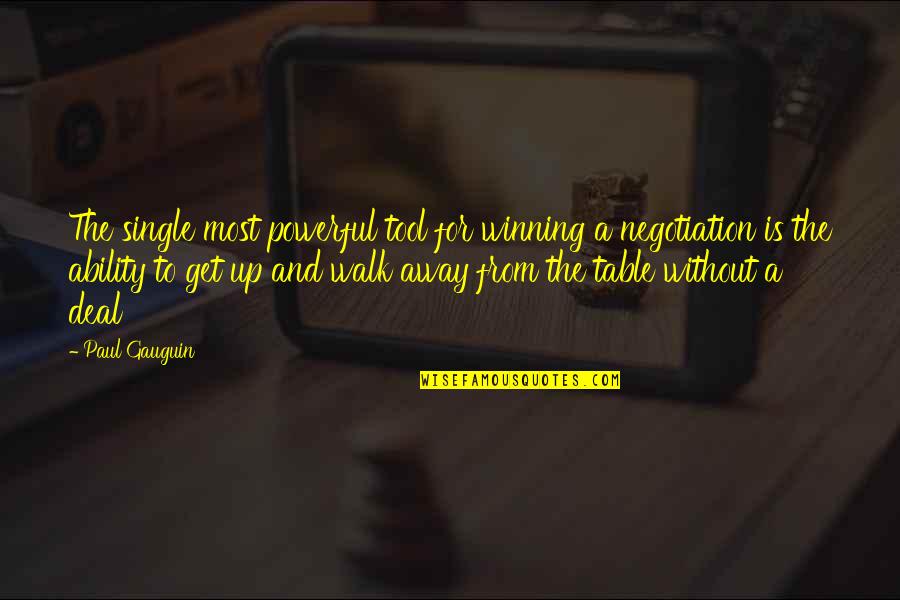 Kobelin Cindy Quotes By Paul Gauguin: The single most powerful tool for winning a Kobelin Cindy Quotes By Paul Gauguin: The single most powerful tool for winning a