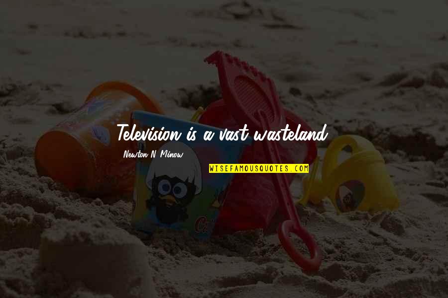 Koehring Crane Quotes By Newton N. Minow: Television is a vast wasteland. Koehring Crane Quotes By Newton N. Minow: Television is a vast wasteland.