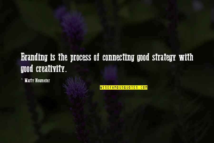 Koempel Landgraaf Quotes By Marty Neumeier: Branding is the process of connecting good strategy