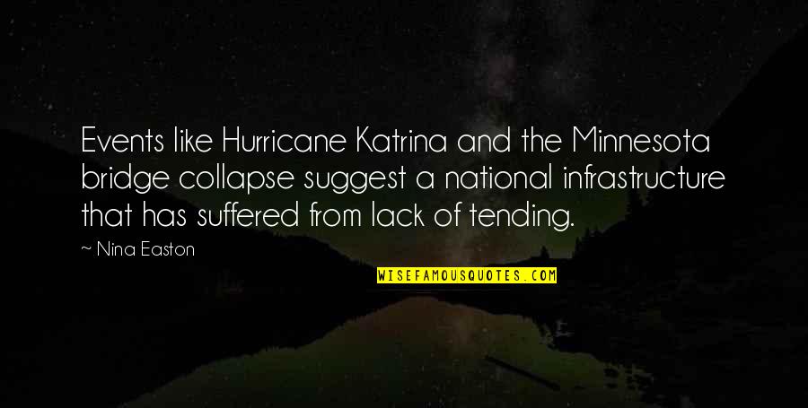 Koggelbaai Quotes By Nina Easton: Events like Hurricane Katrina and the Minnesota bridge Koggelbaai Quotes By Nina Easton: Events like Hurricane Katrina and the Minnesota bridge