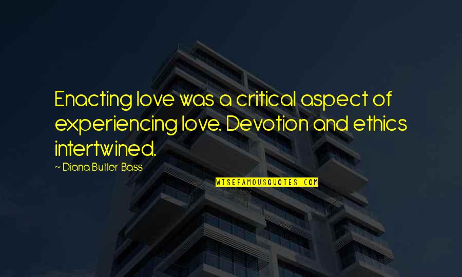 Koko Gorilla Quotes By Diana Butler Bass: Enacting love was a critical aspect of experiencing