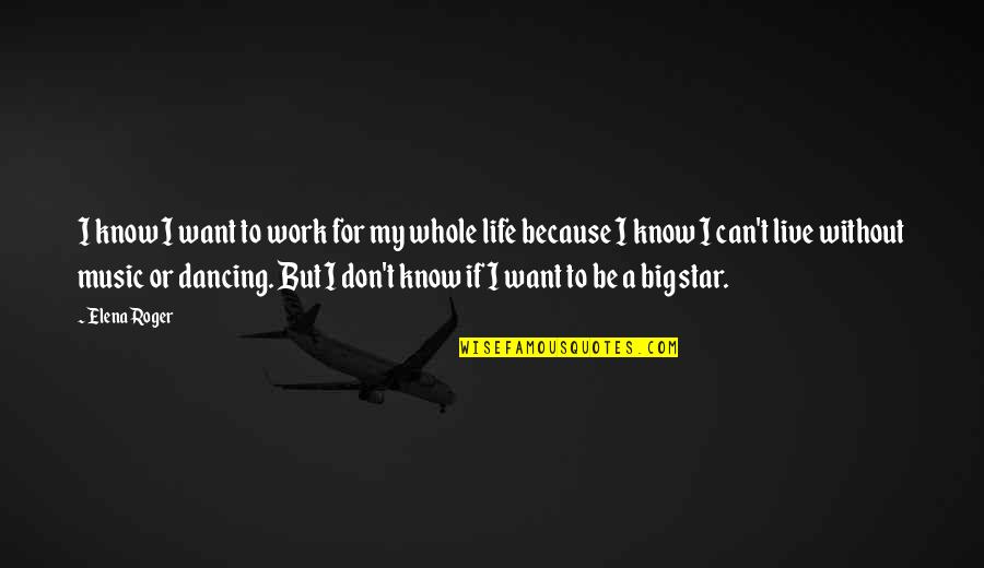 Kokolis Spyros Quotes By Elena Roger: I know I want to work for my Kokolis Spyros Quotes By Elena Roger: I know I want to work for my