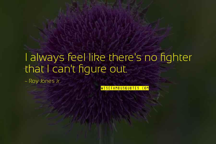Kolarik Construction Quotes By Roy Jones Jr.: I always feel like there's no fighter that Kolarik Construction Quotes By Roy Jones Jr.: I always feel like there's no fighter that