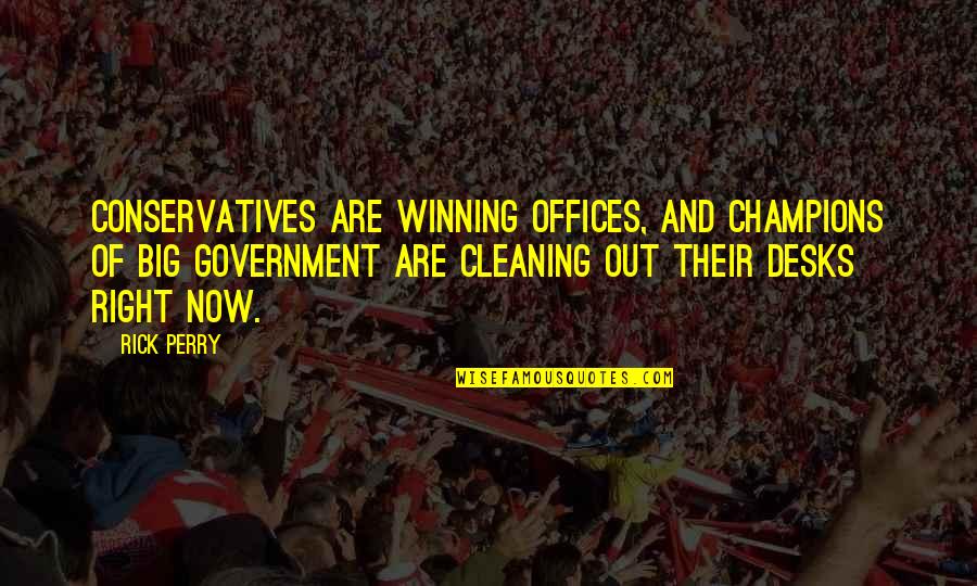 Kolay Pasta Quotes By Rick Perry: Conservatives are winning offices, and champions of big Kolay Pasta Quotes By Rick Perry: Conservatives are winning offices, and champions of big