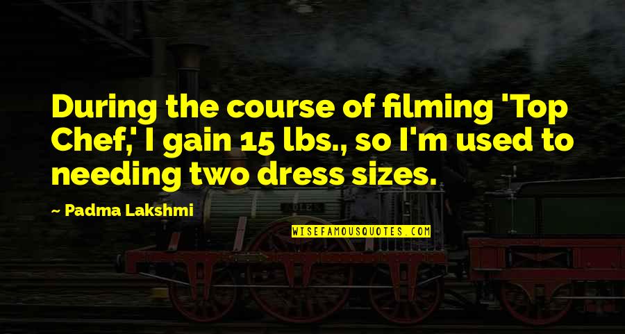 Kolobovaite Quotes By Padma Lakshmi: During the course of filming 'Top Chef,' I