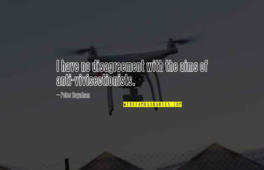 Konflikte Lokale Quotes By Peter Baynham: I have no disagreement with the aims of