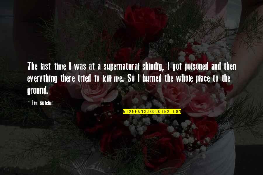 Kopperud Murray Quotes By Jim Butcher: The last time I was at a supernatural