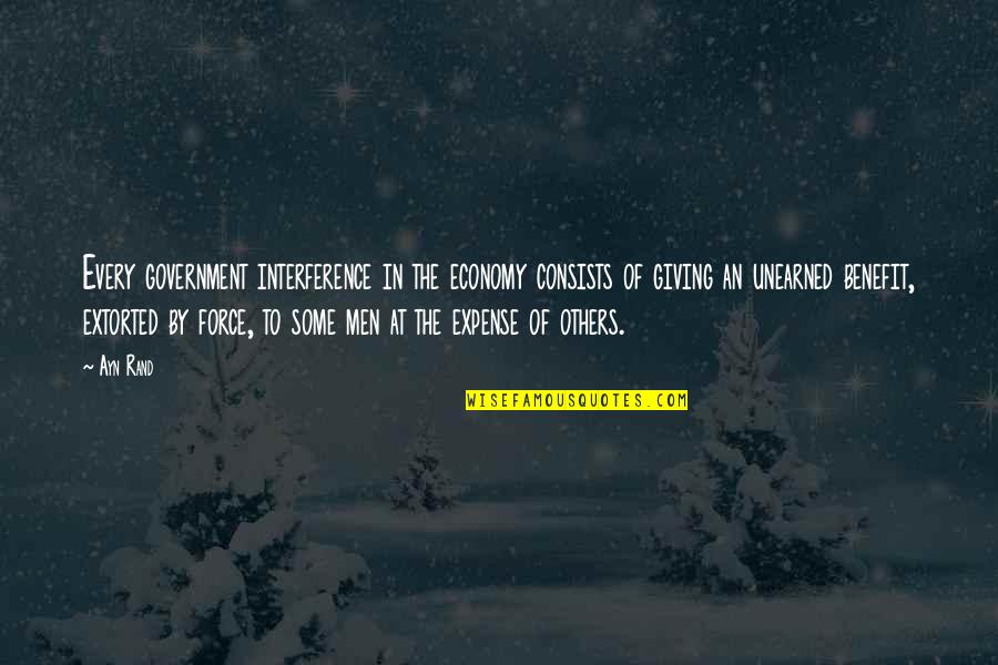 Koroneos Travel Quotes By Ayn Rand: Every government interference in the economy consists of