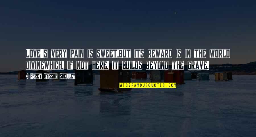 Korpisalo Salary Quotes By Percy Bysshe Shelley: Love's very pain is sweet,But its reward is