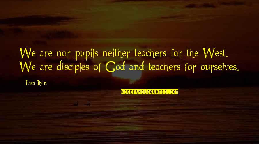 Kosca Anime Quotes By Ivan Ilyin: We are nor pupils neither teachers for the Kosca Anime Quotes By Ivan Ilyin: We are nor pupils neither teachers for the