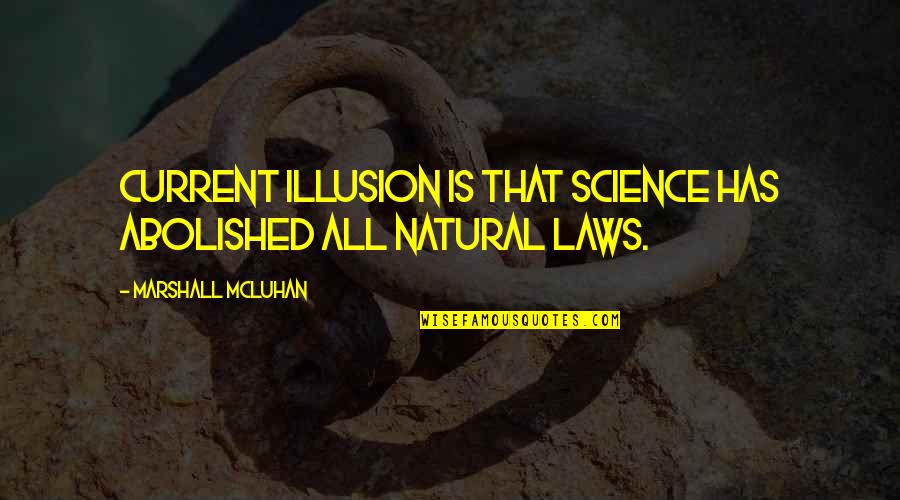 Kostek Bikini Quotes By Marshall McLuhan: Current illusion is that science has abolished all