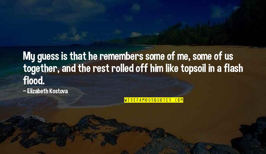 Kostova Quotes By Elizabeth Kostova: My guess is that he remembers some of