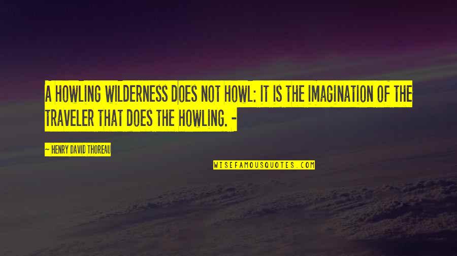 Kotaska Excavating Quotes By Henry David Thoreau: A howling wilderness does not howl: it is