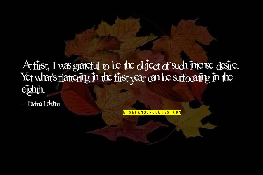 Kotatsu Cat Quotes By Padma Lakshmi: At first, I was grateful to be the Kotatsu Cat Quotes By Padma Lakshmi: At first, I was grateful to be the