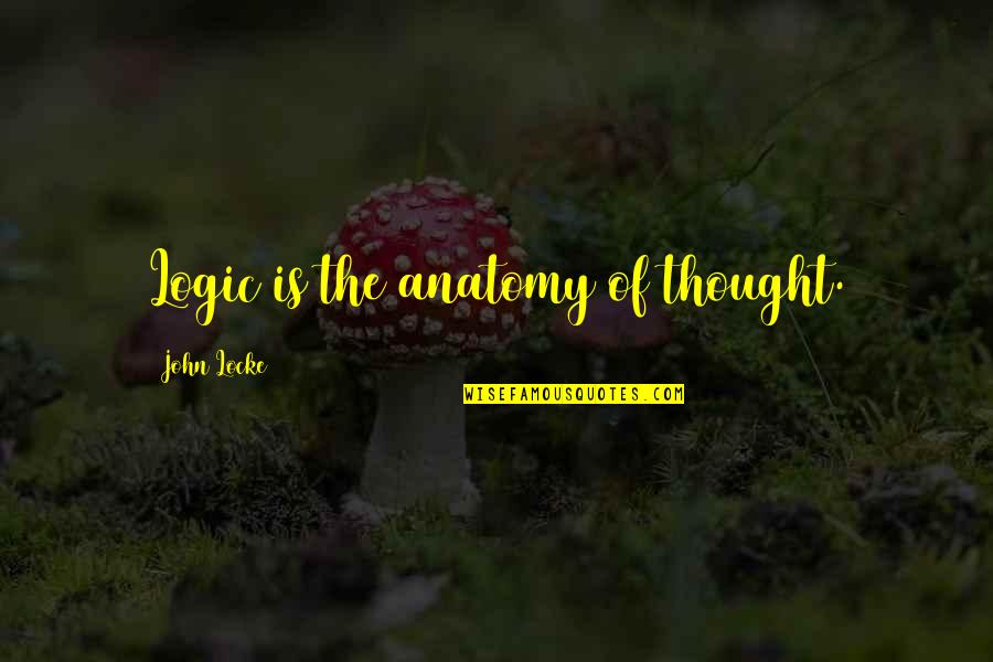 Kotl Rsk S Quotes By John Locke: Logic is the anatomy of thought.