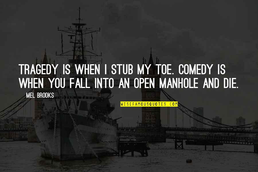 Kovacik Jan Quotes By Mel Brooks: Tragedy is when I stub my toe. Comedy