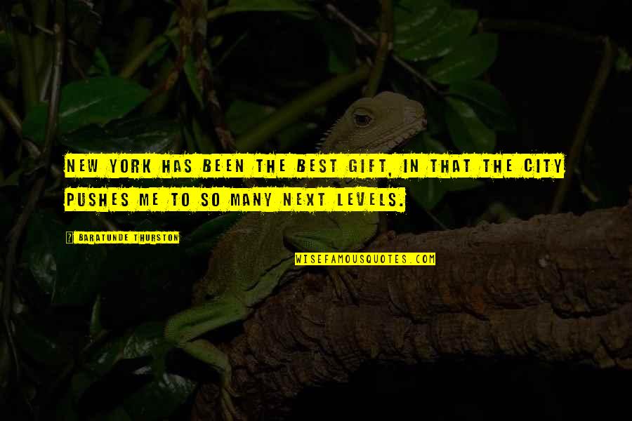 Kozhin Nawzad Quotes By Baratunde Thurston: New York has been the best gift, in Kozhin Nawzad Quotes By Baratunde Thurston: New York has been the best gift, in