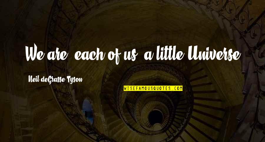 Kozlovska Sodba Quotes By Neil DeGrasse Tyson: We are, each of us, a little Universe