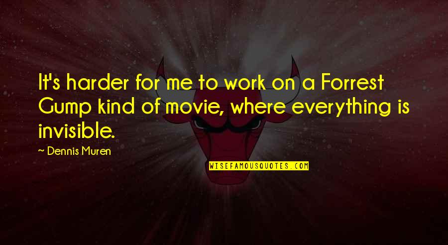 Kraddick Mullen Quotes By Dennis Muren: It's harder for me to work on a