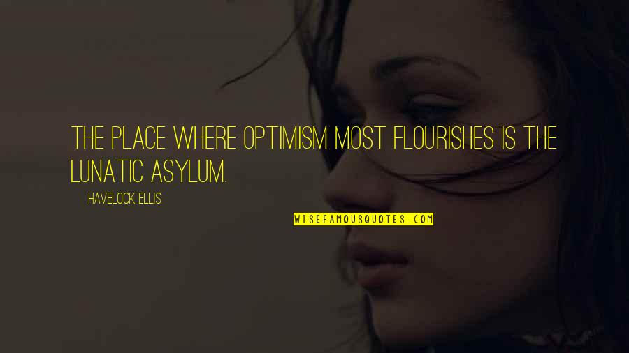Kranium Nobody Has To Know Quotes By Havelock Ellis: The place where optimism most flourishes is the